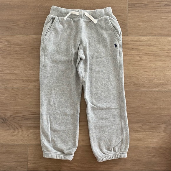 Play condition)Polo Ralph Lauren Gray Jogger Boy’s Size 6 - Picture 1 of 7